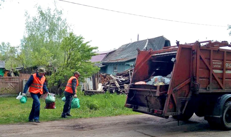 Вывоз мусора из частного дома в Ярцеве в октябре
