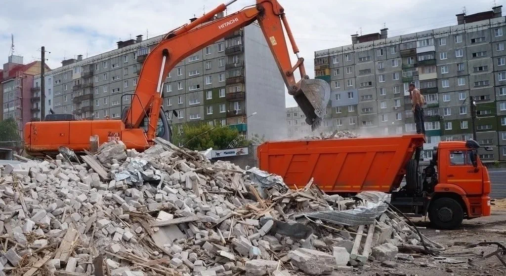 Профессиональный вывоз строительного мусора в Ярцеве в октябре